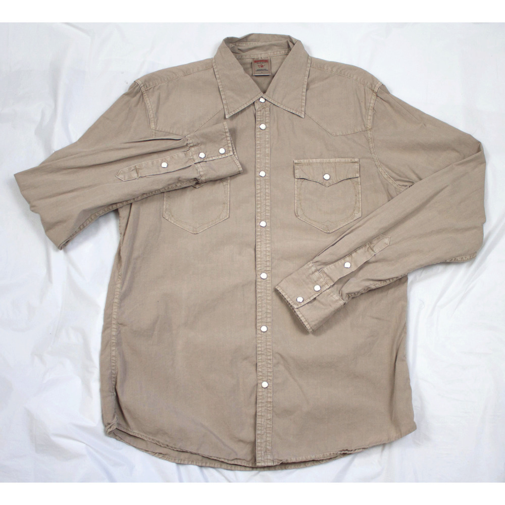 SOLD True Religion Long Sleeve‎ Button Pearl Snap Shirt